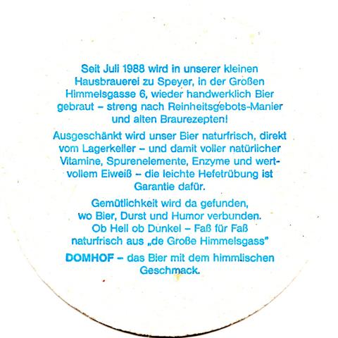 speyer sp-rp domhof rund 1b (215-seit juli 1988-blau) 